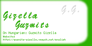 gizella guzmits business card